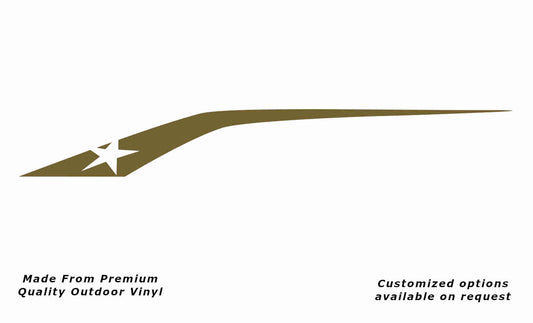 Jayco starcraft 2013 tick caravan vinyl replacement decal sticker in gold.